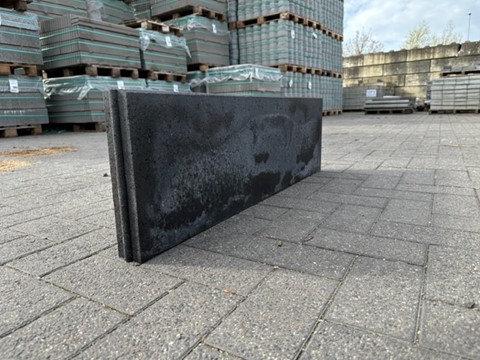 SUPER PROMO - BOORDSTEEN l BORDURES 100x30x6 CM ZWART